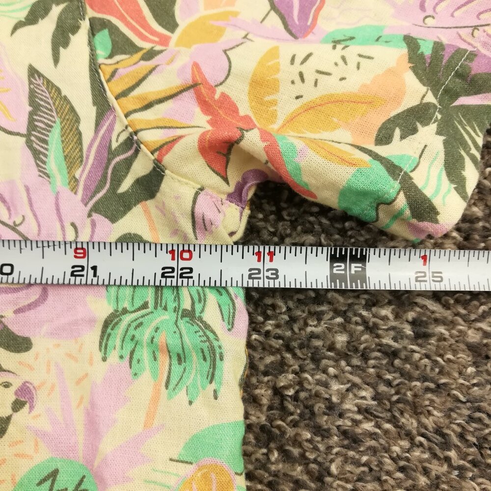 2024 Marine Layer Shirt Linen  Lyocell Camp Floral S/S Button Up Mens Large - Picture 8 of 10